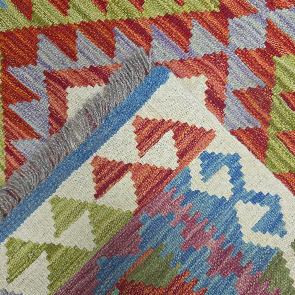 125 x 84 cm Hand Woven Afghan Kilim Rug