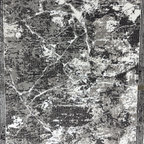 180 x 120 cm Black Grey Marble Border Abstract Rug