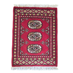 65 x 45 cm Hand Knotted Bokhara – Red Rug