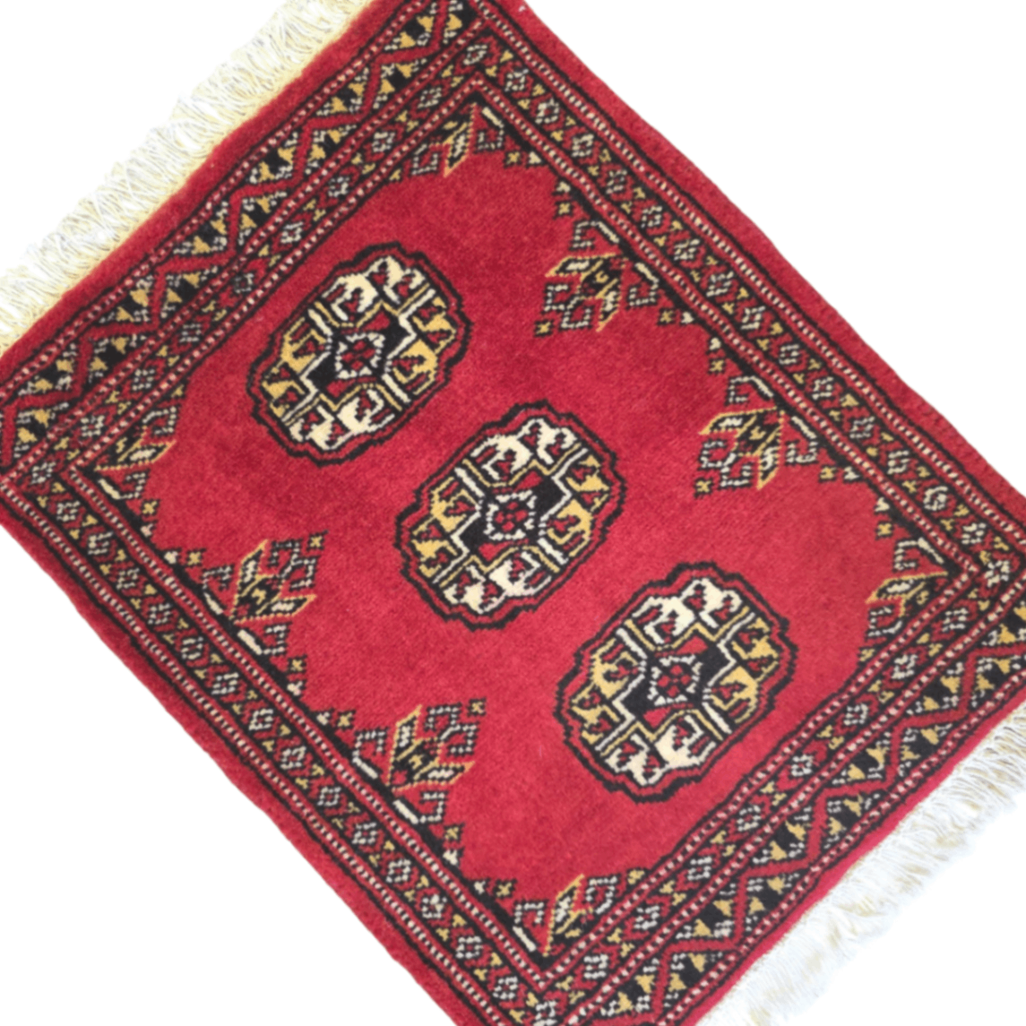 65 x 45 cm Hand Knotted Bokhara – Red Rug