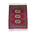 65 x 45 cm Hand Knotted Bokhara – Red Rug