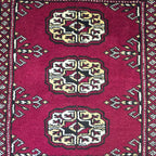 65 x 45 cm Hand Knotted Bokhara – Red Rug