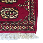 65 x 45 cm Hand Knotted Bokhara – Red Rug