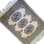 65 x 45 cm Hand Knotted Bokhara – Ivory Rug