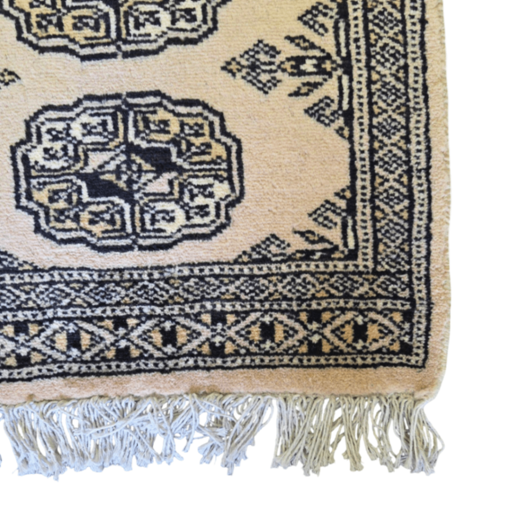 65 x 45 cm Hand Knotted Bokhara – Ivory Rug