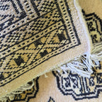 65 x 45 cm Hand Knotted Bokhara – Ivory Rug