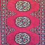 65 x 45 cm Hand Knotted Bokhara – Red Rug