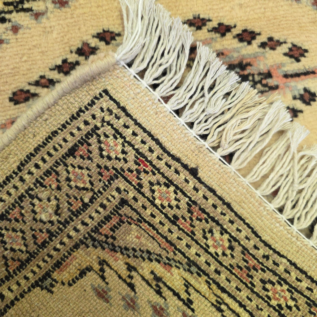 65 x 45 cm Hand Knotted Bokhara – Eggshell White Rug