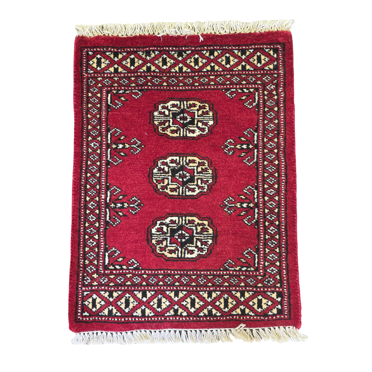 65 x 45 cm Hand Knotted Bokhara – Red Rug