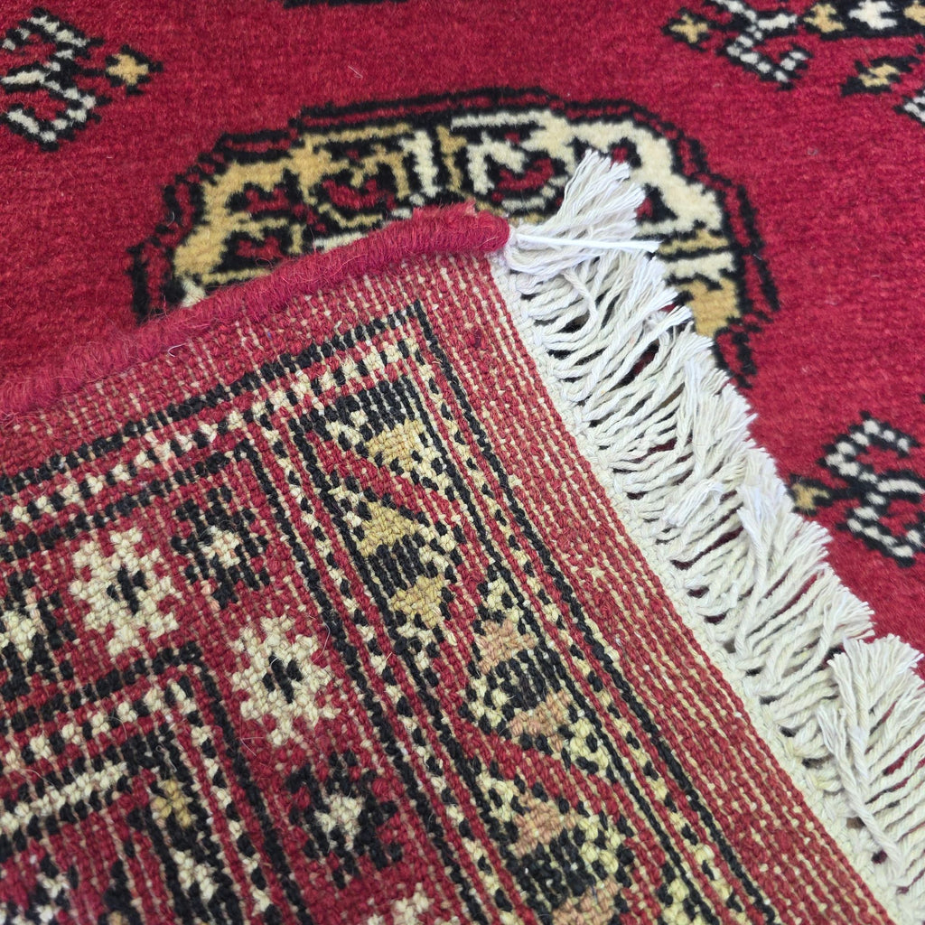 65 x 45 cm Hand Knotted Bokhara – Red Rug