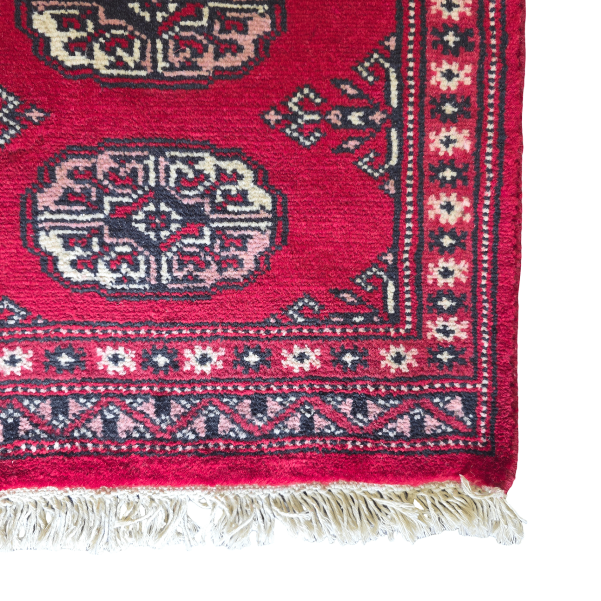 65 x 45 cm Hand Knotted Bokhara – Red Rug