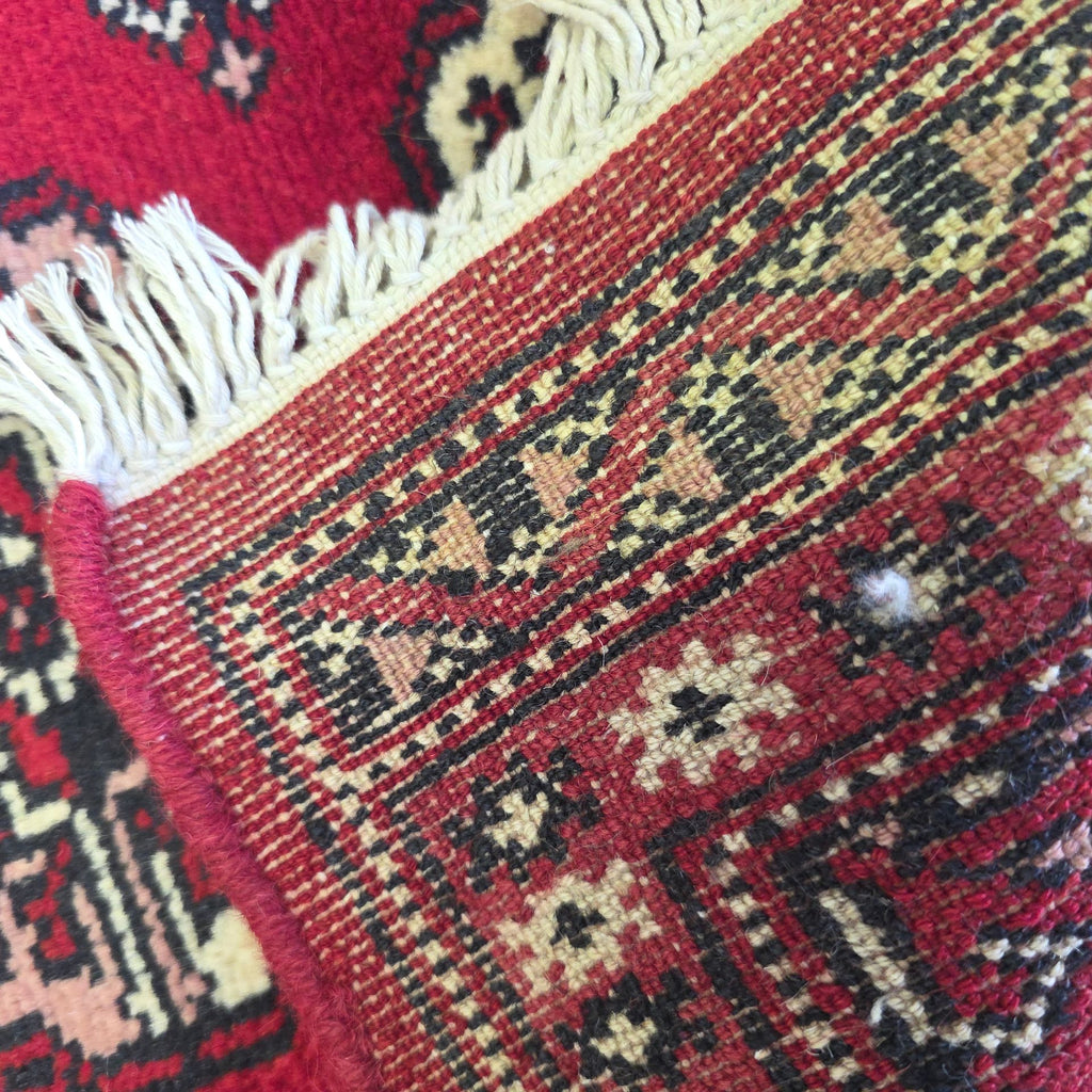 65 x 45 cm Hand Knotted Bokhara – Red Rug
