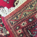 65 x 45 cm Hand Knotted Bokhara – Red Rug
