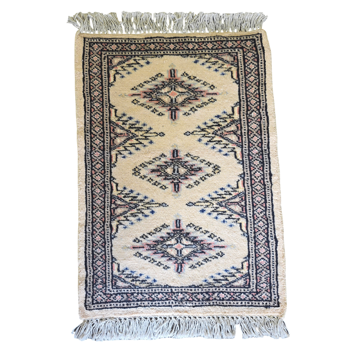 65 x 45 cm Hand Knotted Bokhara – Off White Rug