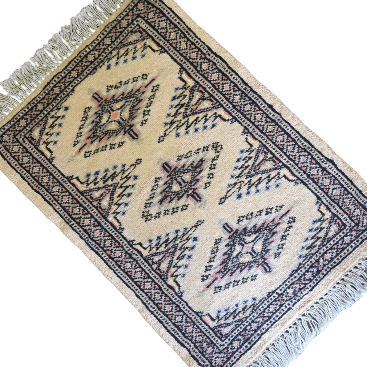 65 x 45 cm Hand Knotted Bokhara – Off White Rug