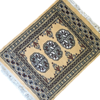 65 x 45 cm Hand Knotted Bokhara – Naples Yellow Rug