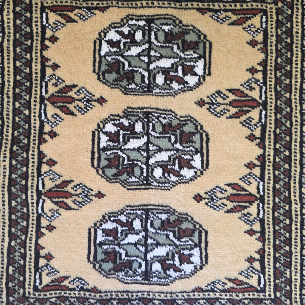 65 x 45 cm Hand Knotted Bokhara – Naples Yellow Rug