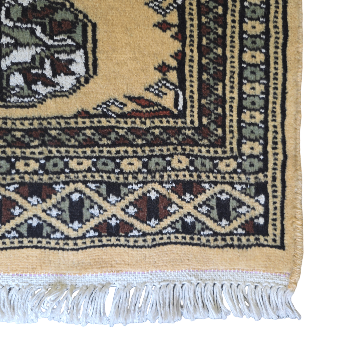65 x 45 cm Hand Knotted Bokhara – Naples Yellow Rug
