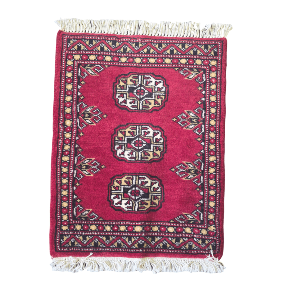 65 x 45 cm Hand Knotted Bokhara – Red Rug