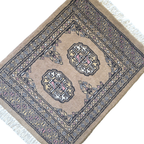 65 x 45 cm Hand Knotted Bokhara – Peanut Brown Rug