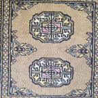65 x 45 cm Hand Knotted Bokhara – Peanut Brown Rug
