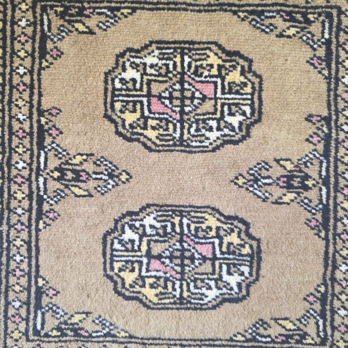 65 x 45 cm Hand Knotted Bokhara – Peanut Brown Rug