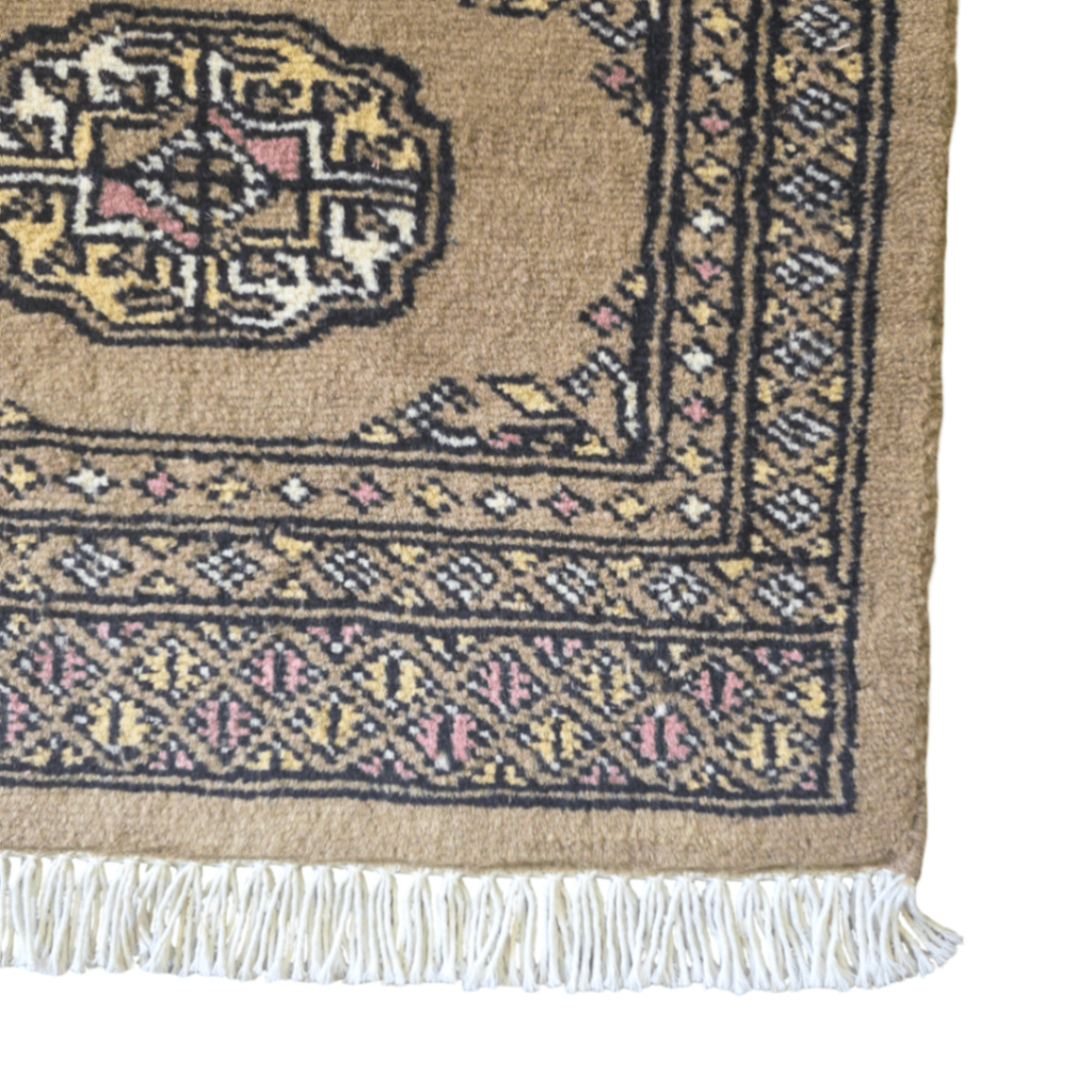 65 x 45 cm Hand Knotted Bokhara – Peanut Brown Rug
