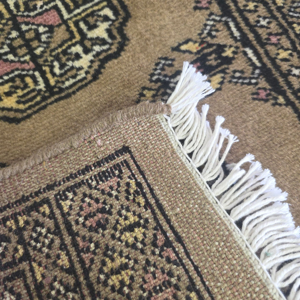 65 x 45 cm Hand Knotted Bokhara – Peanut Brown Rug