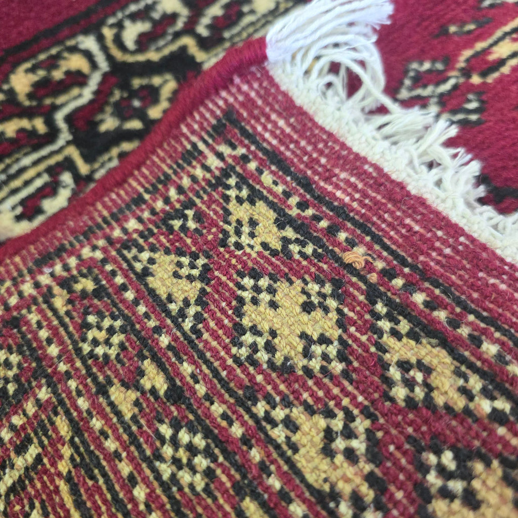 65 x 45 cm Hand Knotted Bokhara – Red Rug