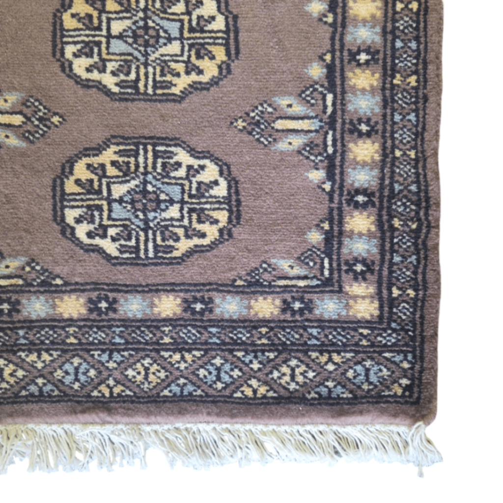 65 x 45 cm Hand Knotted Bokhara – Carob Brown Rug
