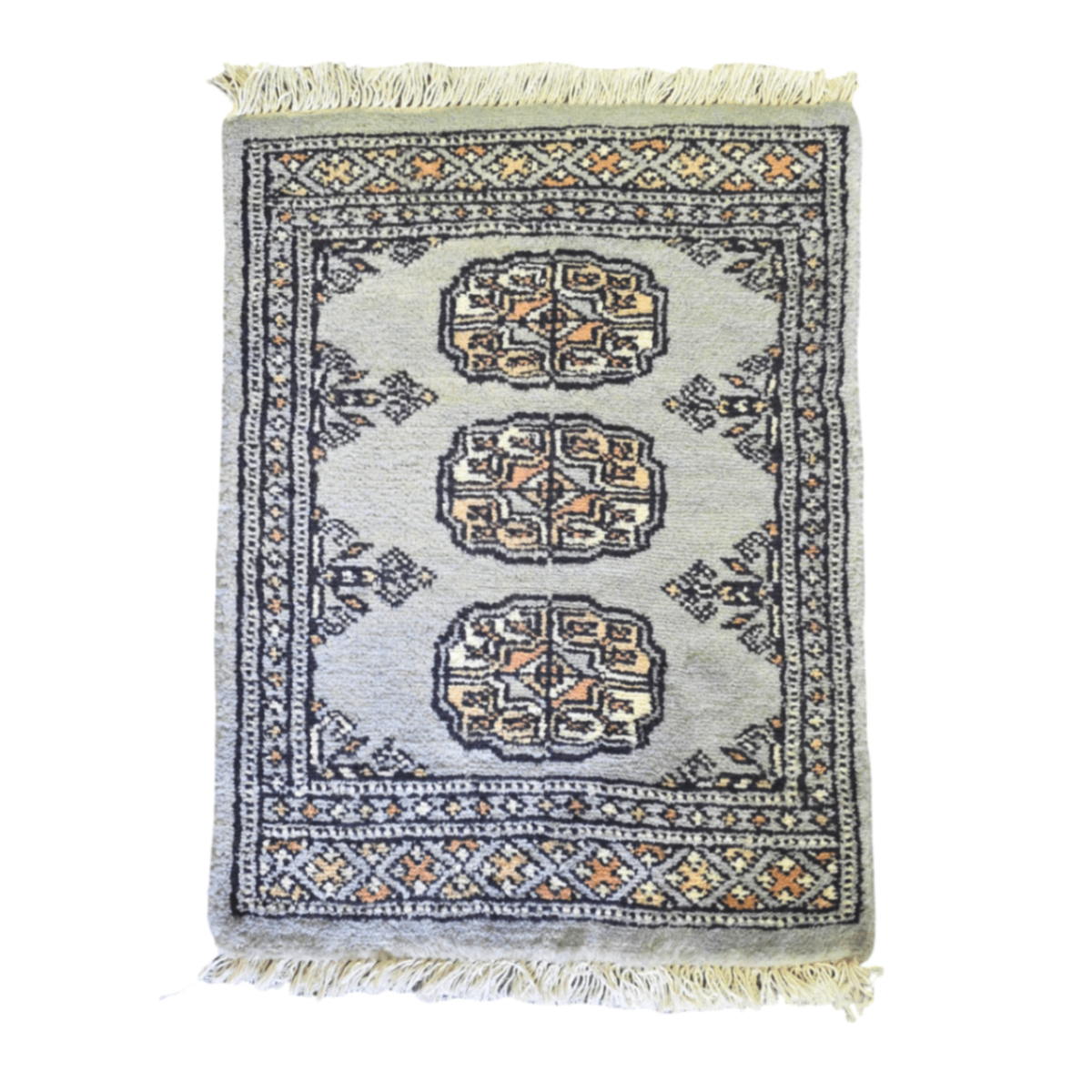 65 x 45 cm Hand Knotted Bokhara – Powder Blue Rug