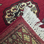 65 x 45 cm Hand Knotted Bokhara – Red Rug