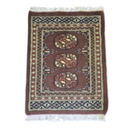 65 x 45 cm Hand Knotted Bokhara – Brown Rug