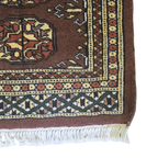 65 x 45 cm Hand Knotted Bokhara – Brown Rug