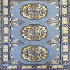 65 x 45 cm Hand Knotted Bokhara – Maya Blue Rug
