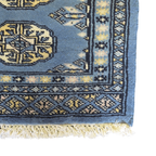 65 x 45 cm Hand Knotted Bokhara – Maya Blue Rug