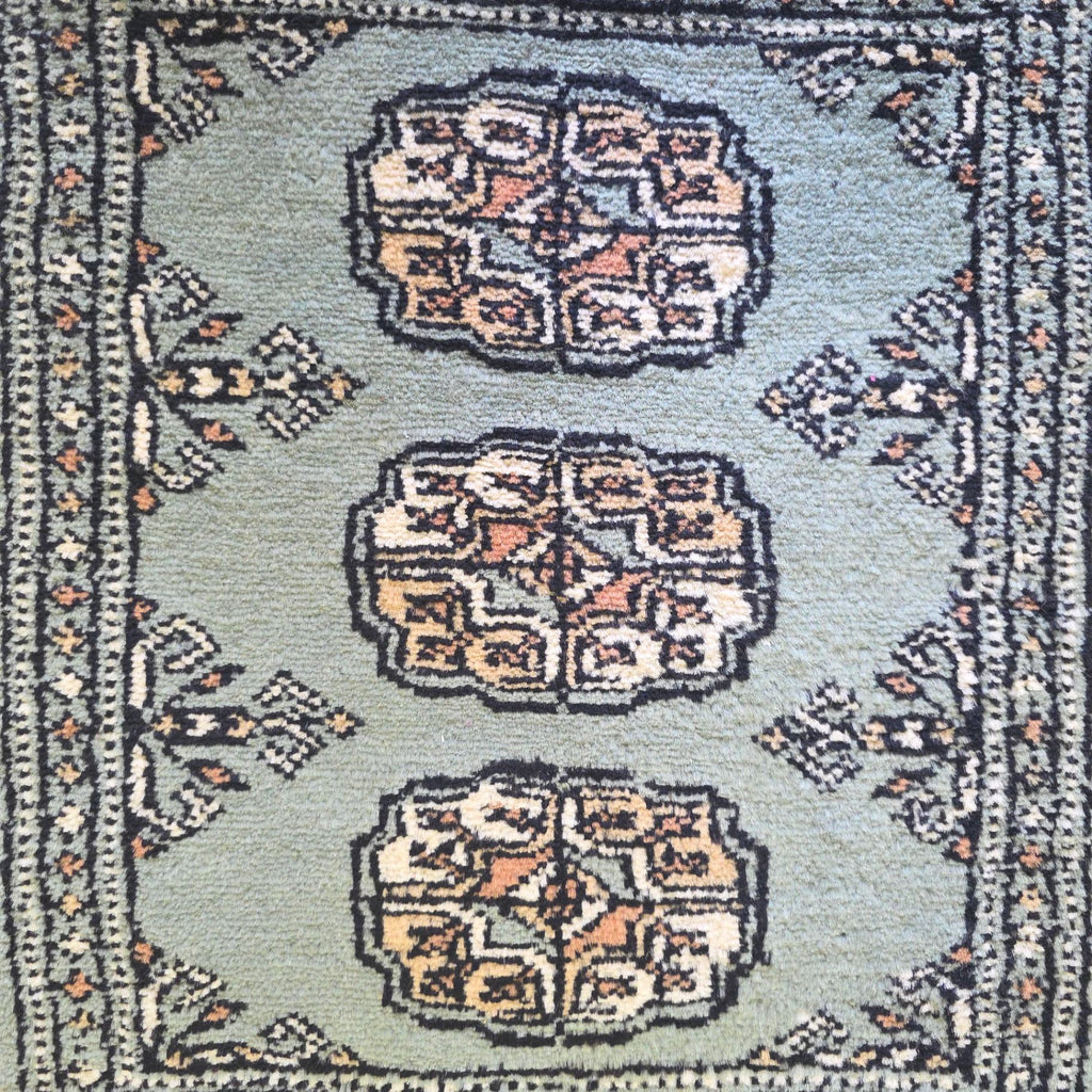65 x 45 cm Hand Knotted Bokhara – Sky Blue Rug