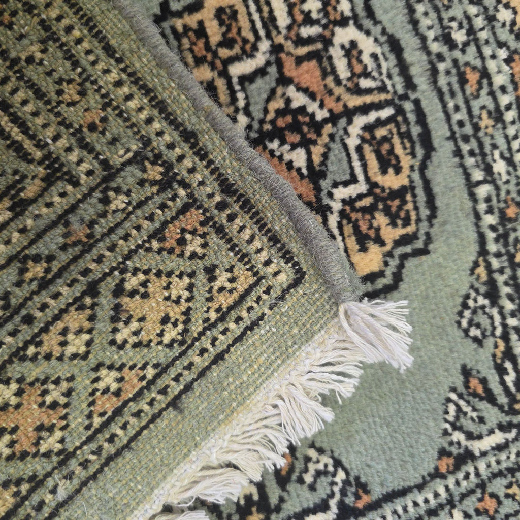 65 x 45 cm Hand Knotted Bokhara – Sky Blue Rug