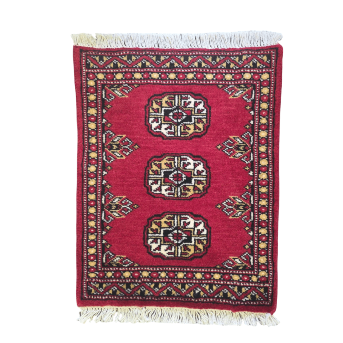 65 x 45 cm Hand Knotted Bokhara – Red Rug