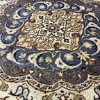 350 x 245 cm Vintage Hand-Knotted Persian Nain 9La Rug – Wool Rug
