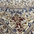 350 x 245 cm Vintage Hand-Knotted Persian Nain 9La Rug – Wool Rug