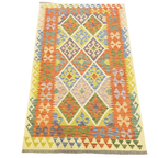 203 x 129 cm Hand Woven Afghan Kilim Rug