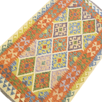 203 x 129 cm Hand Woven Afghan Kilim Rug