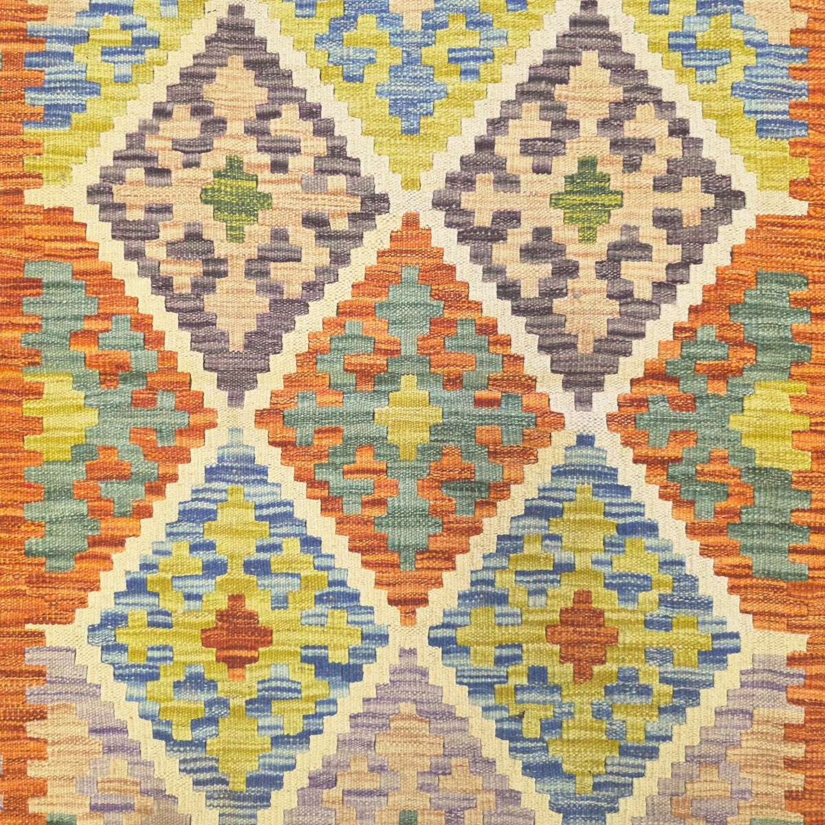 203 x 129 cm Hand Woven Afghan Kilim Rug