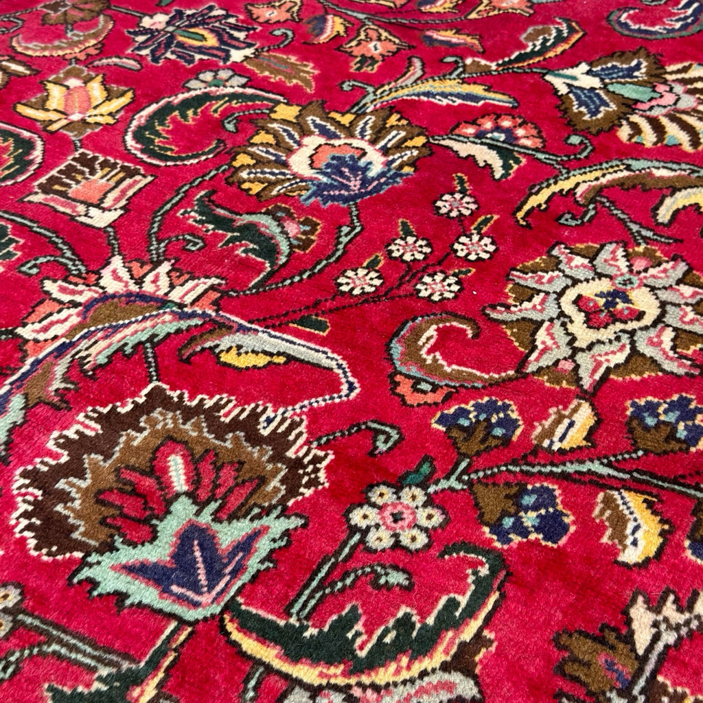 340 x 290 cm Hand Knotted Persian Tabriz All Over – Wool Rug