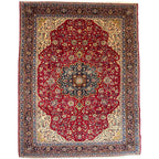 350 x 273 cm Hand Knotted Persian Sarough – Wool Medallion Rug