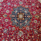 350 x 273 cm Hand Knotted Persian Sarough – Wool Medallion Rug