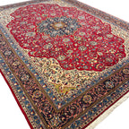 350 x 273 cm Hand Knotted Persian Sarough – Wool Medallion Rug
