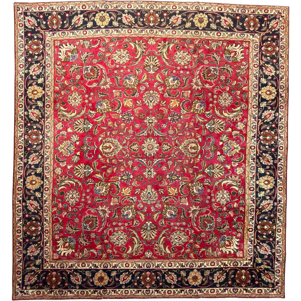 340 x 290 cm Hand Knotted Persian Tabriz All Over – Wool Rug