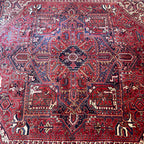 391 x 310 cm Hand Knotted Antique Heriz Persian – Wool Rug